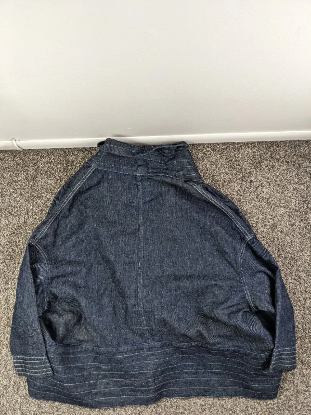 Levi's Upside-Downable Trucker in Rinse Convertible Denim Jean Jacket S/M